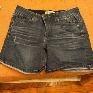 Democracy 'Ab-solution' denim shorts